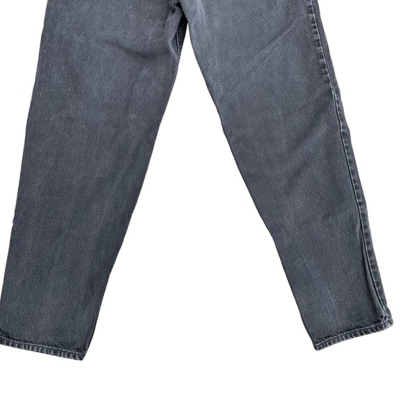 Vtg Levis 560 Orange Tab Black Jeans Mens Tapered Leg Loose Fit Black 34W 32L - Picture 14 of 14